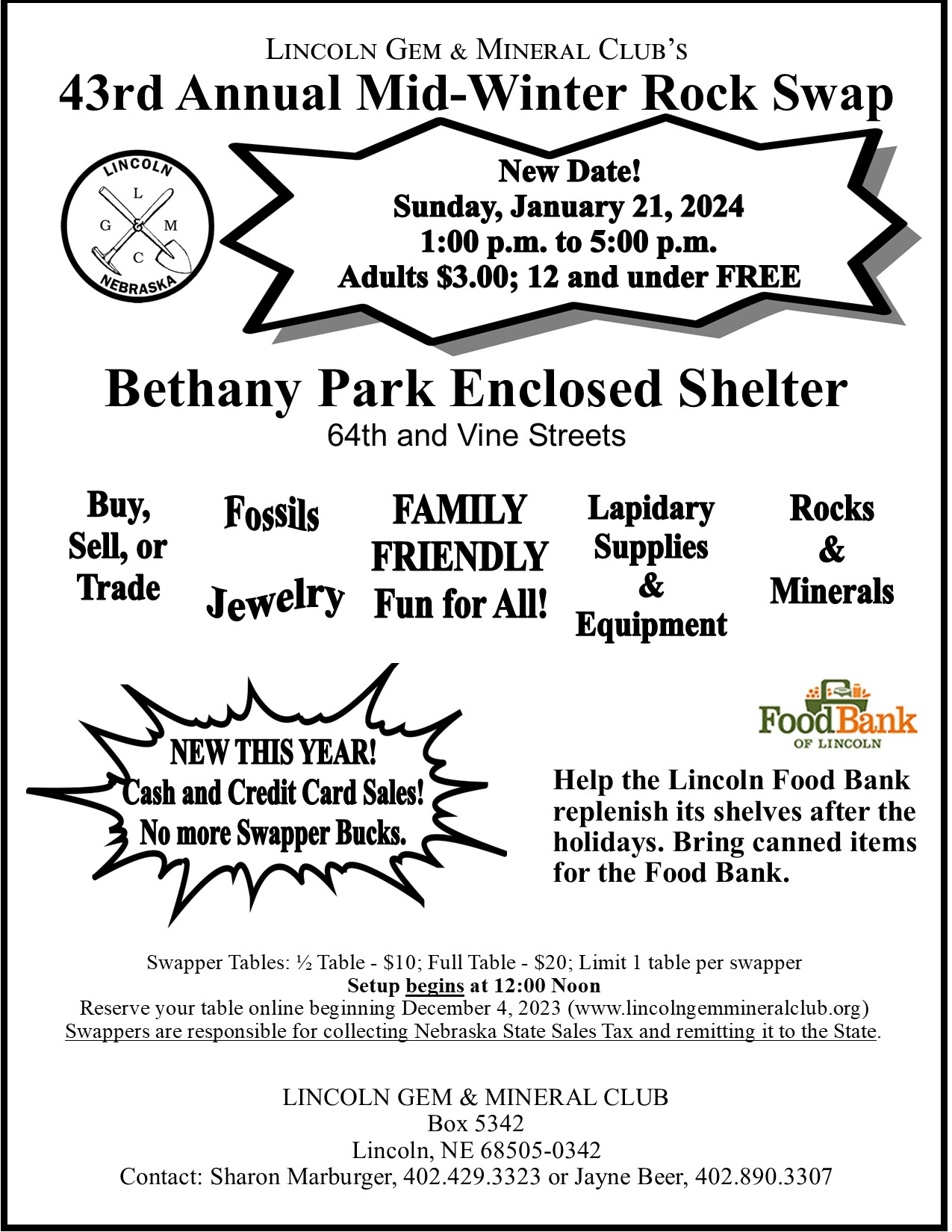 2024 Mid Winter Swap flyer