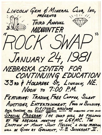 1981 3rd Annual Rock Swap flyer