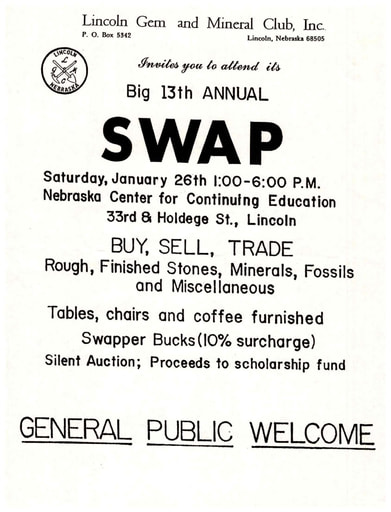 1991 13th Annual Rock Swap flyer