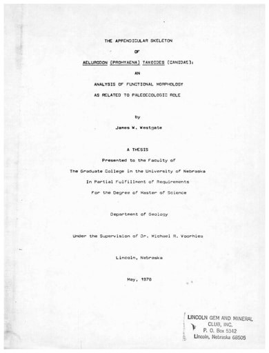 1978 Westgate Thesis