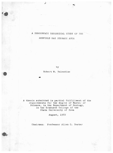 1960 Valentine Thesis