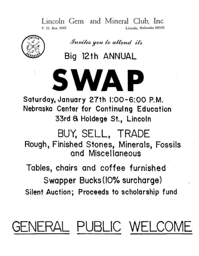 1990 12th Annual Rock Swap flyer