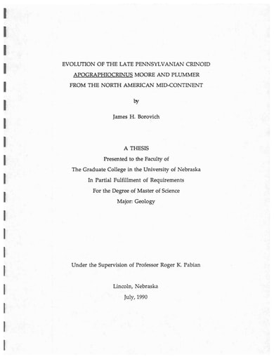 1990 Borovich Thesis